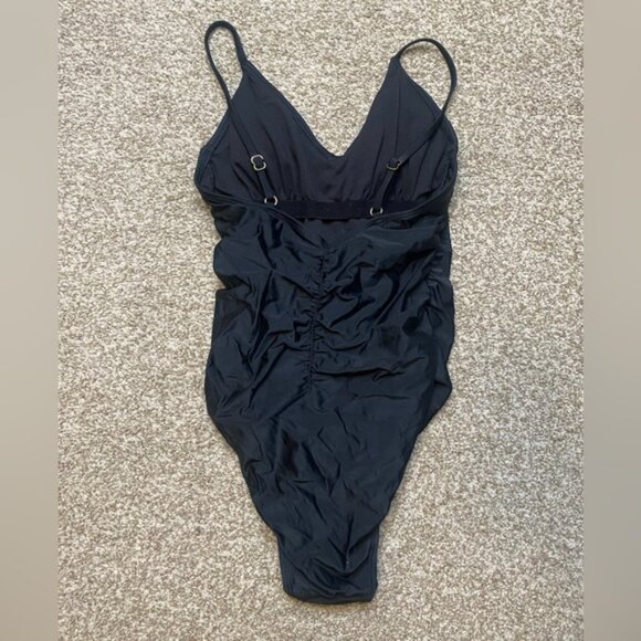 Black one piece bathing suit - Picture 3 of 3